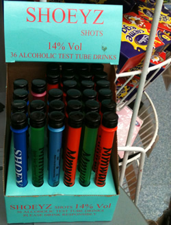 alcohol being sold at B and M in Manchester