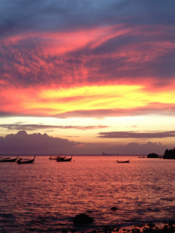koh lanta sunset
