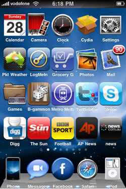 Iphone 3.0 desktop
