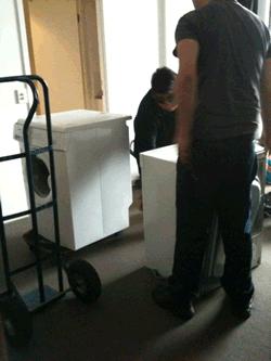 white goods getting picked up by Living Edge